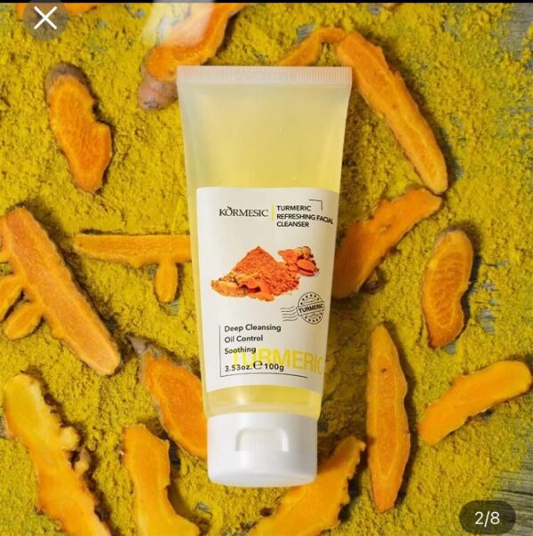 Tumeric face cleanser