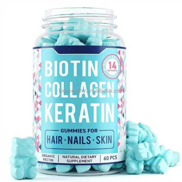 Biotin collagen keratin